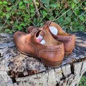Jack Erwin | Shoes | Jack Erwin Mens Brown Leather Wingtip  display picture 3